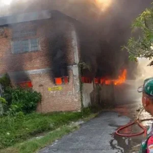 Diduga Korsleting, Kebakaran Hanguskan Gudang Tas di Bantul