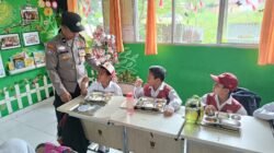 Polsek Sungai Pinang Intensif Kawal Pendistribusian Makan Bergizi Gratis di Wilayah Hukumnya
